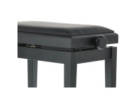 GEWA 130001 Banco de Piano Deluxe Vinyl Preto Mate GEWA 130001 Banco de Piano Deluxe Vinyl Preto Mate